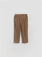 Spodenki dla niemowląt - Reserved - Bawełniane spodnie - brązowy - miniaturka - grafika 1