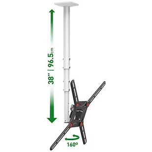 Barkan Flat Curved TV Ceiling Mount 3500 Ceiling mount Full motion 29-63" Maximum weight capacity 40 kg White 3500 - Uchwyty do telewizora - miniaturka - grafika 1