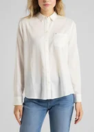 Koszule damskie - DAMSKA KOSZULA LEE ONE POCKET WHITE CANVAS L45TGFRR 112110522 - Lee - miniaturka - grafika 1