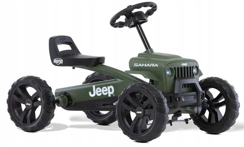 GOKART DZIECIĘCY NA PEDAŁY DO 30 KG 2-5 LAT ZIELONO-CZARNY