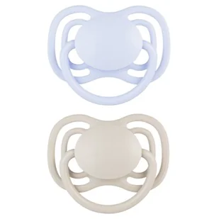 Smoczek CANPOL BABIES DentalAir 6-18 m Niebiesko-szary (2 sztuki) - Smoczki uspokajające - miniaturka - grafika 1