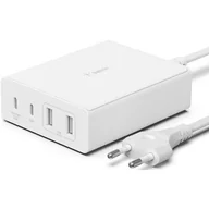 Akcesoria do tabletów i e-booków - Belkin Ładowarka Charger 108W 4-Port GaN 2xUSB-C 2xUSB-A WCH010vfWH WCH010VFWH - miniaturka - grafika 1