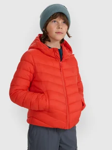 4F Kurtka puchowa z wypełnieniem syntetycznym chłopięca - czerwona 122 (6-7 lat) - Kurtki i płaszcze dla chłopców 4F Kurtka puchowa z wypełnieniem syntetycznym chłopięca - czerwona 122 (6-7 lat) - Kurtki i płaszcze dla chłopców - miniaturka - grafika 1