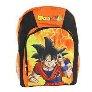 Plecak Dragon Ball Z 38x29x14, idealny dla uczniów, design super bohatera, praktyczny i stylowy, Kolor: pomarańczowy, Torba - Torebki damskie - miniaturka - grafika 1