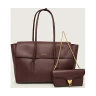 Torebki damskie - Coccinelle Skórzana shopperka 2w1 Double Beat - miniaturka - grafika 1