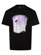 Koszulki męskie - Tom Tailor Denim - T-shirt męski, czarny - miniaturka - grafika 1