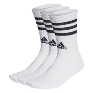 3-Stripes Cushioned Crew Socks 3 Pairs - Skarpetki sportowe męskie - miniaturka - grafika 1