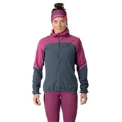 Kurtki i kamizelki sportowe damskie - DYNAFIT Kurtka damska ALPINE WIND JKT W Magenta - miniaturka - grafika 1