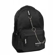 Plecaki - Lekki plecak młodzieżowy Paso BeUniq, Czarny - miniaturka - grafika 1