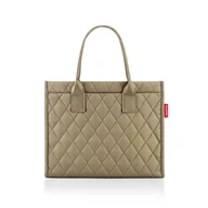 Torebki damskie - Torba DAILY SHOPPER, rhombus olive, Reisenthel - miniaturka - grafika 1