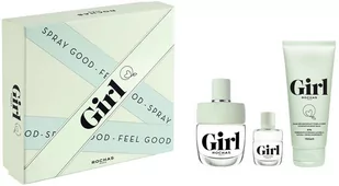 Zestaw Rochas Girl Eau De Toilette Spray 100 ml + Miniatura 4.5 ml + Żel pod prysznic 100 ml (3386460131230) - Zestawy kosmetyków damskich - miniaturka - grafika 1