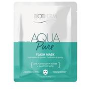 Maseczki do twarzy - Biotherm Aqua Pure Flash Mask oczyszczająca maseczka w płachcie do twarzy 31 g 3614273010115 - miniaturka - grafika 1