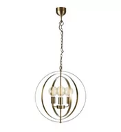 Lampy sufitowe - Markslojd Lampa wisząca Orbit 107941 mosiężna oprawa sufitowa w klasycznym stylu 107941 - miniaturka - grafika 1