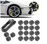 Akcesoria motoryzacyjne - NAKŁADKI ZAŚLEPKI KAPSLE NA ŚRUBY KOŁA FELGI 21 mm - miniaturka - grafika 1