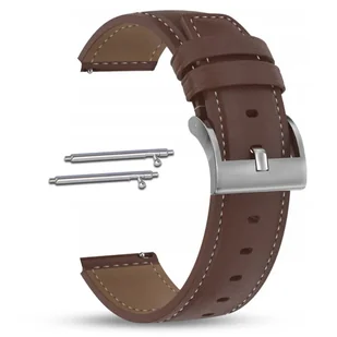 PASEK SKÓRZANY DO ZEGARKA SMARTWATCHA SZER. 22mm SKÓRA - PREMIUM KOLORY - Akcesoria do zegarków - miniaturka - grafika 1