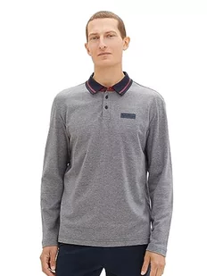 TOM TAILOR Męska koszulka polo, 10668 - Sky Captain Blue, 3XL - Koszulki męskie - miniaturka - grafika 1