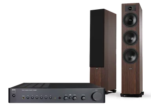 NAD C316BEE V2 (czarny) + Tesi 6 (mokka) - Zestawy stereo - miniaturka - grafika 1