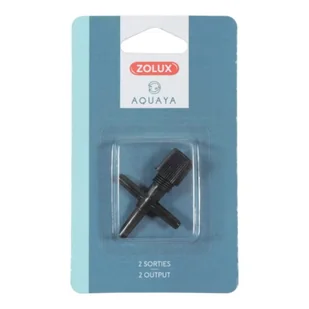 ZOLUX Zawór plastikowy z dwoma wyjściami (334295) - Pozostałe akcesoria do akwarium - miniaturka - grafika 1