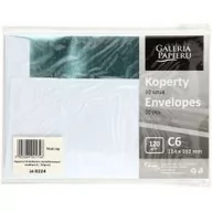 Koperty - Galeria Papieru Koperty C6 niebieskie metalizowany środek 120g - miniaturka - grafika 1