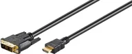 Kable komputerowe i do monitorów - Kabel Goobay HDMI - DVI-D 2m czarny 51580 - miniaturka - grafika 1