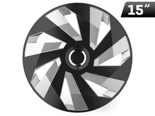 VERSACO S R O Kołpak vector rc silver&black 15" AMI-10499 - Kołpaki samochodowe - miniaturka - grafika 1