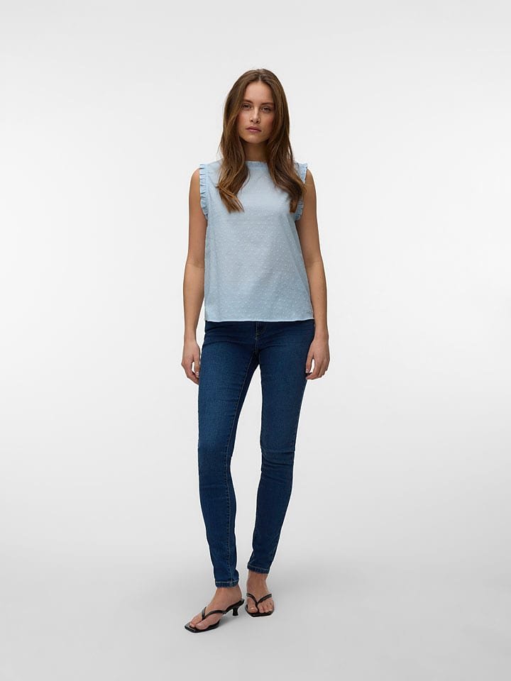 Vero Moda Bluzka w kolorze błękitnym