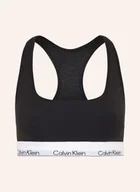 Biustonosze - Calvin Klein Biustonosz Bustier Icon Cotton Modal schwarz - miniaturka - grafika 1