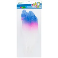 Pozostałe akcesoria dla plastyków - Craft with Fun Ozdoba dekoracyjna Piórka 17-22cm 6szt Tecza 20/600 - miniaturka - grafika 1