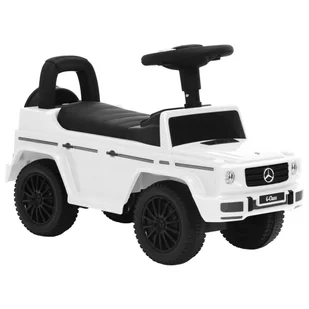vidaXL Lumarko Jeździk samochód Mercedes-Benz G63, biały 80301 - Jeździki dla dzieci - miniaturka - grafika 1