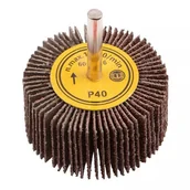 Narzędzia warsztatowe - Topex Grupa sp. z o.o. S.K. Ściernica listkowa trzpieniowa 60x30mm K40 55H757 - miniaturka - grafika 1