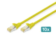 Patchcordy - Digitus Kabel krosowy CAT 6A S/FTP, 10 sztuk - miniaturka - grafika 1