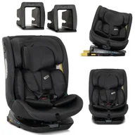 Foteliki samochodowe - FOTELIK 40-150 CM 0-36kg I-SIZE OBROTOWY ISOFIX 360 LORELLI RODEO CZARNY - miniaturka - grafika 1