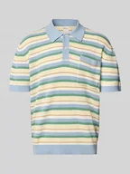 Koszulki męskie - Bluzka z dzianiny o kroju regular fit z kołnierzykiem polo - miniaturka - grafika 1