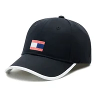 Czapki dla dzieci - Czapka z daszkiem Tommy Hilfiger Flag AU0AU01732 Czarny - miniaturka - grafika 1