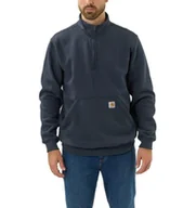 Bluzy męskie - Bluza Carhartt Quarter Zip Midweight Mock Neck NEW NAVY - miniaturka - grafika 1