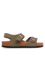 Buty dla chłopców - Birkenstock Sandały New York Kids 1029747 D Zielony - miniaturka - grafika 1