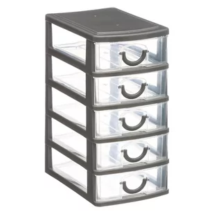 Mini organizer na drobiazgi 5 szuflad - Pudła i pojemniki do przechowywania - miniaturka - grafika 1