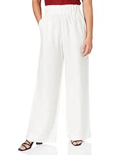 Sisley Spodnie damskie 4JA555CH6, Snow White 074, 34 - Spodnie damskie - miniaturka - grafika 1