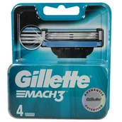 Maszynki do golenia i wkłady - Gillette Mach 3 Manual HD M) wkład do maszynki do golenia 4szt - miniaturka - grafika 1