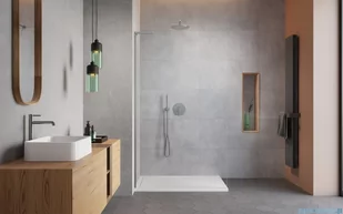 Radaway Modo SL II Brushed Nickel kabina Walk-in 55x200 lewa szczotkowany nikiel 10319055-91-01L - Kabiny prysznicowe Radaway Modo SL II Brushed Nickel kabina Walk-in 55x200 lewa szczotkowany nikiel 10319055-91-01L - Kabiny prysznicowe - miniaturka - grafika 3