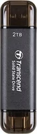 Dyski SSD - Transcend SSD USB-C 2TB EXT./TS2TESD300C TRANSCEND - miniaturka - grafika 1