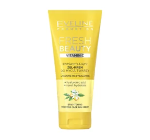 Eveline Cosmetics Fresh Beauty rozświetlający żel-krem do mycia twarzy z witaminą C 150ml - Żele do mycia twarzy - miniaturka - grafika 1