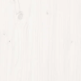 Lumarko Wezgłowie łóżka, białe, 106x4x100 cm, lite drewno sosnowe - Inne meble do sypialni - miniaturka - grafika 5