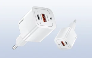 Ładowarka sieciowa Toocki USB + USB-C, 33W (czarna) - Ładowarki do telefonów - miniaturka - grafika 5