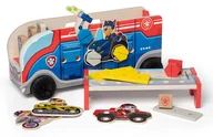 Łamigłówki - Drewniany zestaw konstrukcyjny Psi Patrol 2w1 pojazd i stół warsztatowy Melissa and Doug - miniaturka - grafika 1
