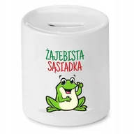 Skarbonki - Skarbonka Dla Adama na Urodziny Imieniny Prezent z Nadrukiem ze Zdjęciem + Opakowanie na prezent (wzór 03) - miniaturka - grafika 1