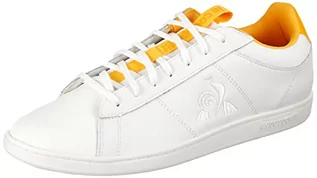 Trampki męskie - Le Coq Sport Court Allure Sport, Trampki męskie, Optical White/Citrus, 44 EU - grafika 1