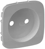Klawisze i ramki - Legrand Plakietka gniazda pojedyńczego bez uziemienia VALENA ALLURE Aluminium 754977 - miniaturka - grafika 1