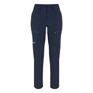 Spodnie damskie - Salewa Damskie spodnie Puez DST W Cargo Pants, granatowy, 40 - miniaturka - grafika 1