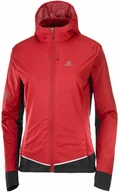 Kurtki i kamizelki sportowe damskie - Salomon Kurtka Salomon Light Shell W Red Chili C16013 - miniaturka - grafika 1